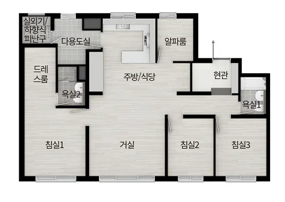 84A타입 평면도